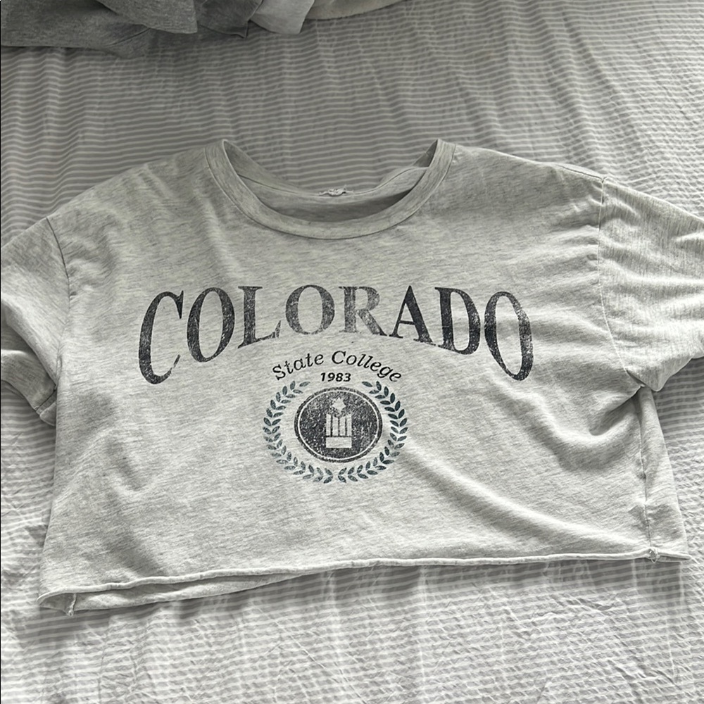 Garage Gray Short Sleeve Tee Casual